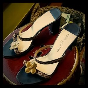 Vintage Louis Vuitton strappy sandal